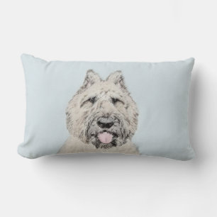 Bouvier des Flandres Painting - Original Dog Art Kussen