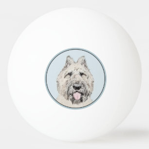 Bouvier des Flandres Painting - Original Dog Art Pingpongballen