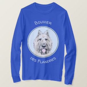 Bouvier des Flandres Painting - Original Dog Art T-shirt