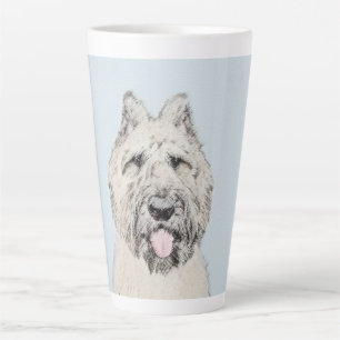Bouvier des Flandres Painting - Originele Dog Art Latte Mok