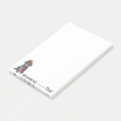 Bouvier des Flandres Papa Post-it Notes (Incliné)