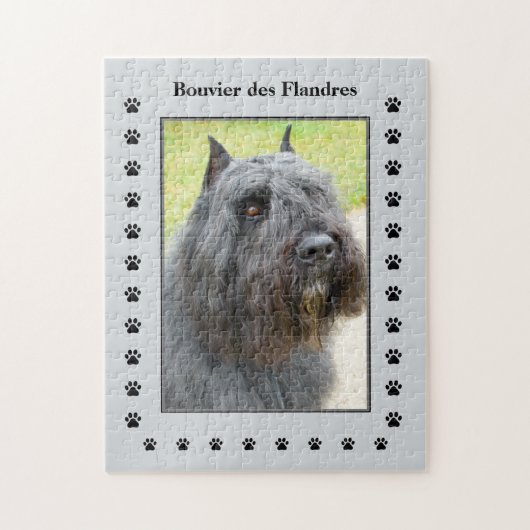 Bouvier des Flandres Photo Legpuzzel (Verticaal)