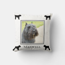 Bouvier des Flandres Photo Silhouette Personalized