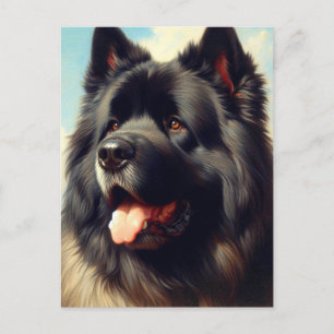 Bouvier des Flandres Schilderen Briefkaart