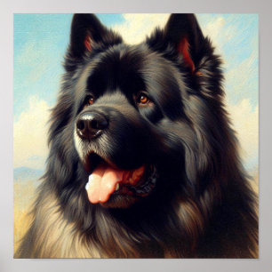 Bouvier des Flandres Schilderen Poster