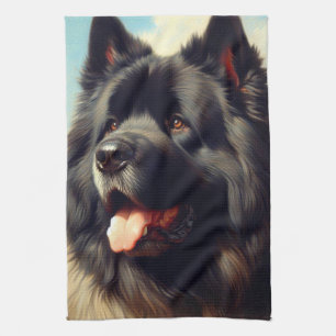 Bouvier des Flandres Schilderen Theedoek