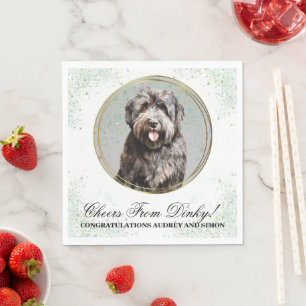 Bouvier des Flandres servetten met honden foto