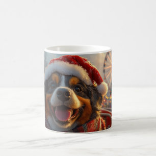Bouviers des Flandres Hond Achtbaan Kerstmis Koffiemok