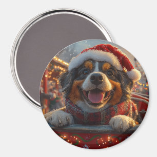 Bouviers des Flandres Honden Achtbaan Kerst Magneet