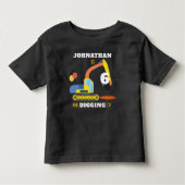 Bouw 6e Verjaardag Kinder T-shirt (Voorkant)
