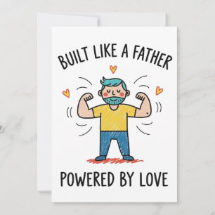 Bouw als een vader, aangedreven door liefde Vaderd Kaart