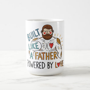 Bouw als een vader, aangedreven door liefde Vaderd Koffiemok