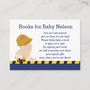 Bouw Baby Gepersonaliseerd Boek Aanvraag Kaarten