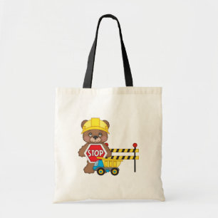 Bouw Beer kinder canvas tas