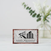 Bouw | Beton | bakstenen muur Visitekaartje (Staand voorkant)