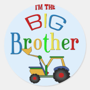 Bouw Big Brother wordt Ronde Sticker