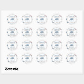 Bouw Birthday Party Hartelijk dank Ronde Sticker (Vel)