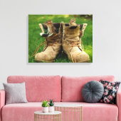 Bouw Boot Chipmunks Canvas Afdruk (Insitu (Woonkamer))