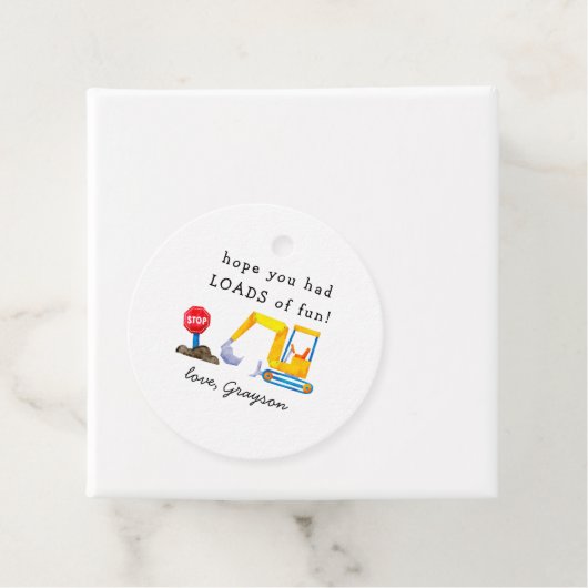 Bouw Boy Birthday Party LOADS of leuks Bedankjes Labels (In situ)