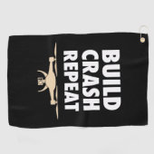 Bouw de Crash Repat Drone Golfhanddoek (Horizontaal)