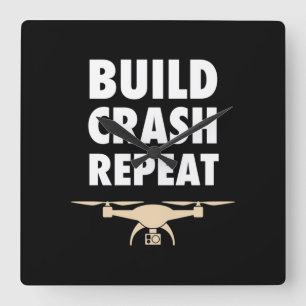 Bouw de Crash Repat Drone Vierkante Klok