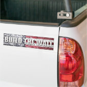 Bouw de muur bumpersticker (Op Truck)