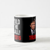 Bouw de muur Donald Trump 2016 Koffiemok (Center)