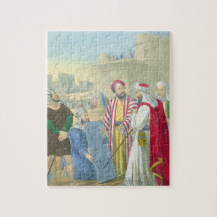Bouw de Stad en de toren van Babel van een b Legpuzzel