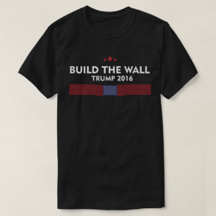 Bouw de wand Trump 2016 T-shirt