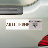 Bouw deze wand/anti-trump, bumpersticker (Op auto)