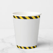 Bouw Diggers Party Paper Cup Papieren Bekers (Achterkant)
