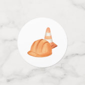 Bouw Dump Truck Birthday Confetti (Kleine voorkant)