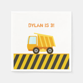 Bouw Dump Truck Birthday Servet