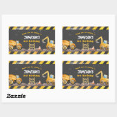Bouw, Dump Truck Gable Box Label (Vel)