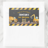 Bouw, Dump Truck Gable Box Label (Tas)