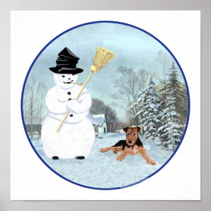 Bouw een Snowman Poster