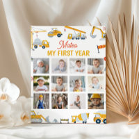 Bouw Eerste Jaar Foto Milestone Sign