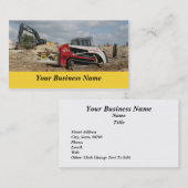 Bouw en aannemer visitekaartje (Voorkant / Achterkant)