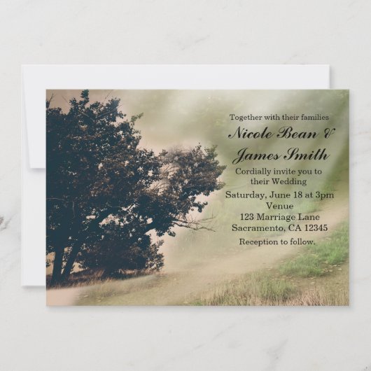 Bouw en uitnodiging over rivierlandelijke straat (Voorkant)