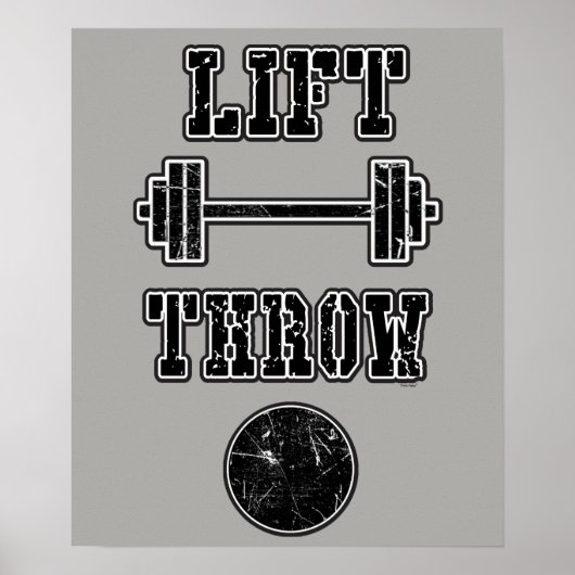 Bouw- en voetspuitfles poster (Voorkant)