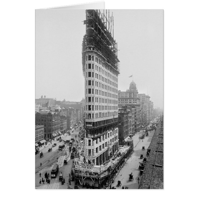 Bouw Flatiron Building, 1902 (Voorkant)