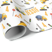 Bouw Happy Birthday Cadeaupapier (Rol Hoek)