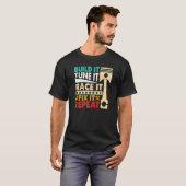 Bouw het Tune It Race It Break Racing Mannen Drag T-shirt (Voorkant volledig)