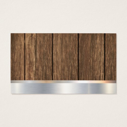 Bouw | Hout | Sleutels Visitekaartje (Achterkant)