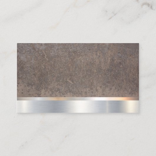 Bouw | Houtmetaal | Saw Hammer | Metaal Visitekaartje (Achterkant)