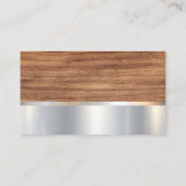 Bouw | Hulpmiddelen | Metaal | Hout Visitekaartje (Achterkant)