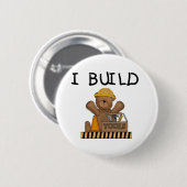 Bouw I Bouwt T-shirts en cadeaus Ronde Button 5,7 Cm (Voorkant /achterkant)