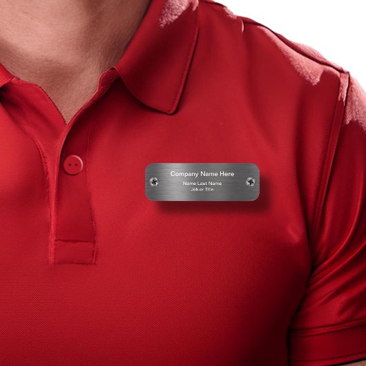 Bouw industriële look naamplaatje