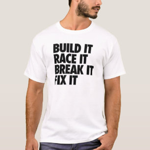 Bouw IT-raster die hem breekt T-shirt