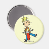 Bouw Jack Hammer T-shirts en Gifts Magneet (Voorkant / Achterkant)